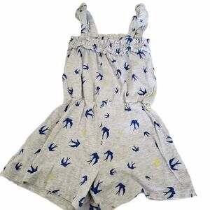 2 FOR $5 SALE Next Blue Gray And Yellow Sleeveless Romper Size 4/5